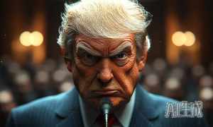 赢学已死?特朗普竟然对着空气打了一套组合拳